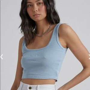 Afends Gracie Waffle Singlet - worn and washed/dried a few times